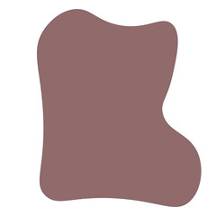 pastel abstract blob hand drawn vector element