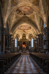 Fototapeta premium Magic of Christmas in Bressanone and at the Novacella Abbey