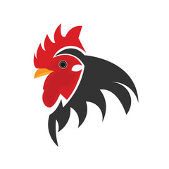 chicken logo vector image
