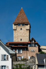 Fototapeta na wymiar Dächliturm in Luzern