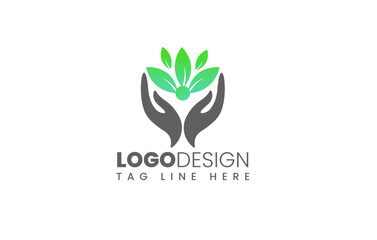 Healthcare Charity Logo Template or Foundation Logo