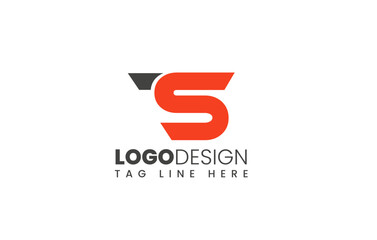 Letter ts monogram or ts lettermark logo