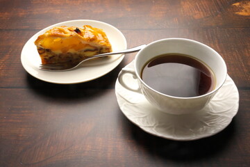 アップルパイとコーヒー