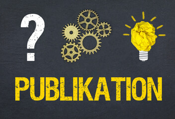 Obraz premium Publikation