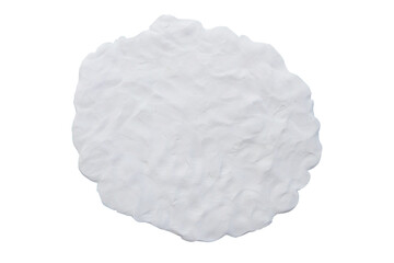 White or grey Plasticine textured background has a rough surface. Used is House wall website wallpaper flatten and have fingerprint outer circle is jagged like cloud. 