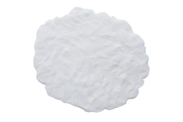White or grey Plasticine textured background has a rough surface. Used is House wall website wallpaper flatten and have fingerprint outer circle is jagged like cloud. 