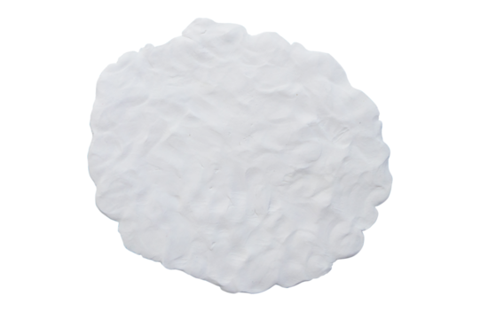 White or grey Plasticine textured background has a rough surface. Used is House wall website wallpaper flatten and have fingerprint outer circle is jagged like cloud. 