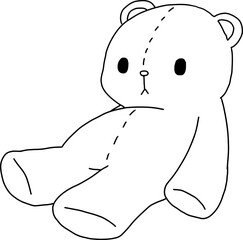 hand drawn Teddy Bear
