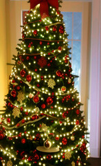 christmas tree with presents