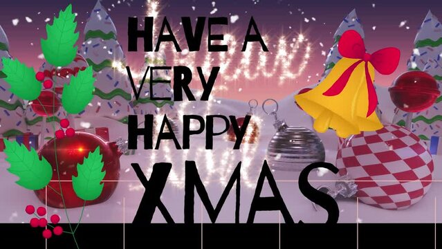 The chart has pink borders around empty columns to symbolize christmas, winter, tradition and celebr