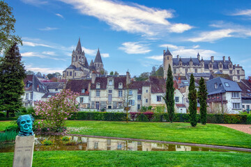 City of Loches, Loire Valley, France.
