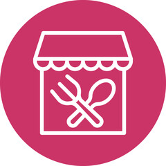 Restaurant Icon Style