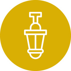 Hang Lamp Icon Style