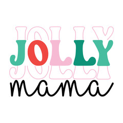 Jolly Mama Retro Svg Design