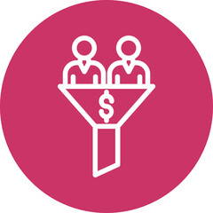 Sales Funnel Icon Style