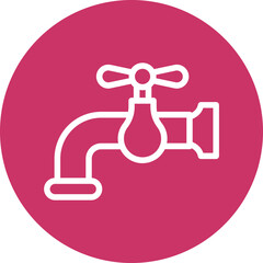 Water Tap Icon Style