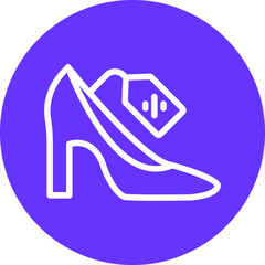 Heel Sale Icon Style