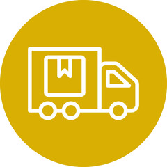 Delivery Truck Icon Style