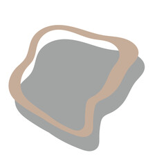 pastel abstract blob hand drawn element