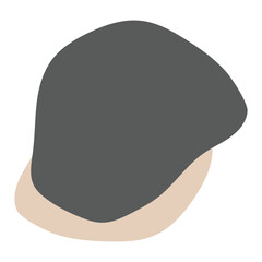 pastel abstract blob hand drawn element