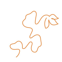 pastel flower botanical hand drawn element