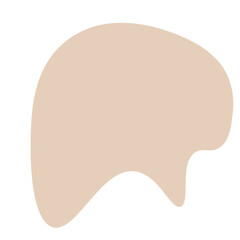 abstract pastel blob hand drawn element