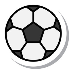 ステッカースポーツ用品イラスト サッカーボール