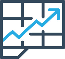 Growth rate Vector Icon
