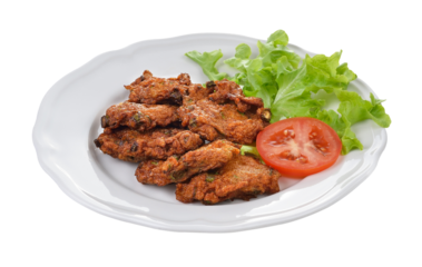 Fried Fish Cakes Thai Food on transparent png
