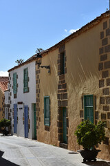 Scenic view of alley in Agüimes de Gran Canaria