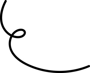 hand drawn lines, line doodle, curve, spiral line