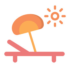 sunbathing