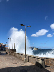 Scenic view of Las Palmas de Gran Canaria