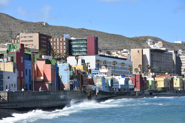 Scenic view of Las Palmas de Gran Canaria