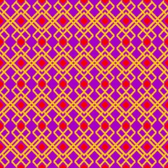 Yellow line drawings purple background, design, fabric pattern, pattern for use as background, art.