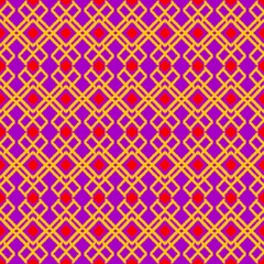 Yellow line drawings purple background, design, fabric pattern, pattern for use as background, art.