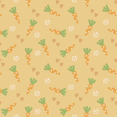 Seamless pattern for baby textile