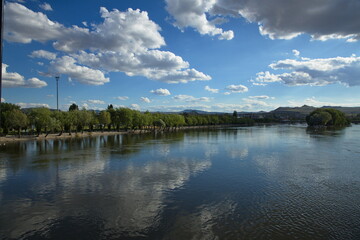 River Kizilirmak in Avanos in Cappadocia,Nevsehir Province,Turkey
