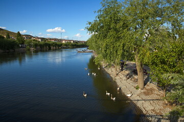 River Kizilirmak in Avanos in Cappadocia,Nevsehir Province,Turkey
