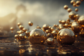 luxury gold background. ai generated.