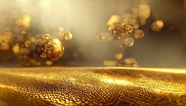 Abstract gold background. Ai generated. Stock Illustration | Adobe ...