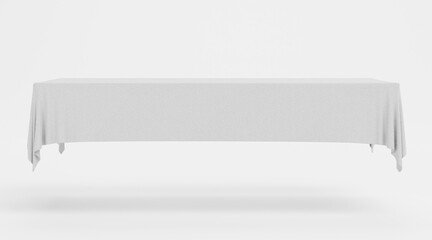 Realistic 3D Render of Tablecloth