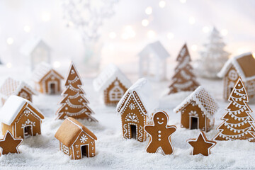 Christmas gingerbread village - 552353488