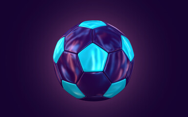 Fototapeta premium casino betting gambling soccer football balls banner 3d render 3d rendering illustration 