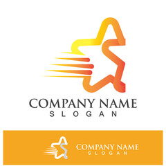 Star icon template design