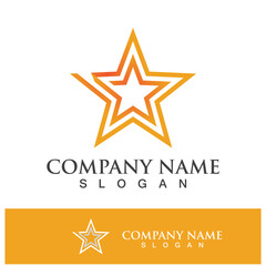 Obraz premium Star icon template design