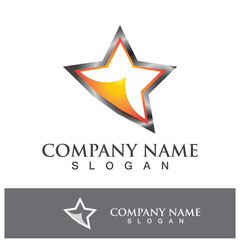 Star icon template design