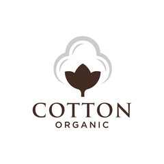 cotton vector logo design