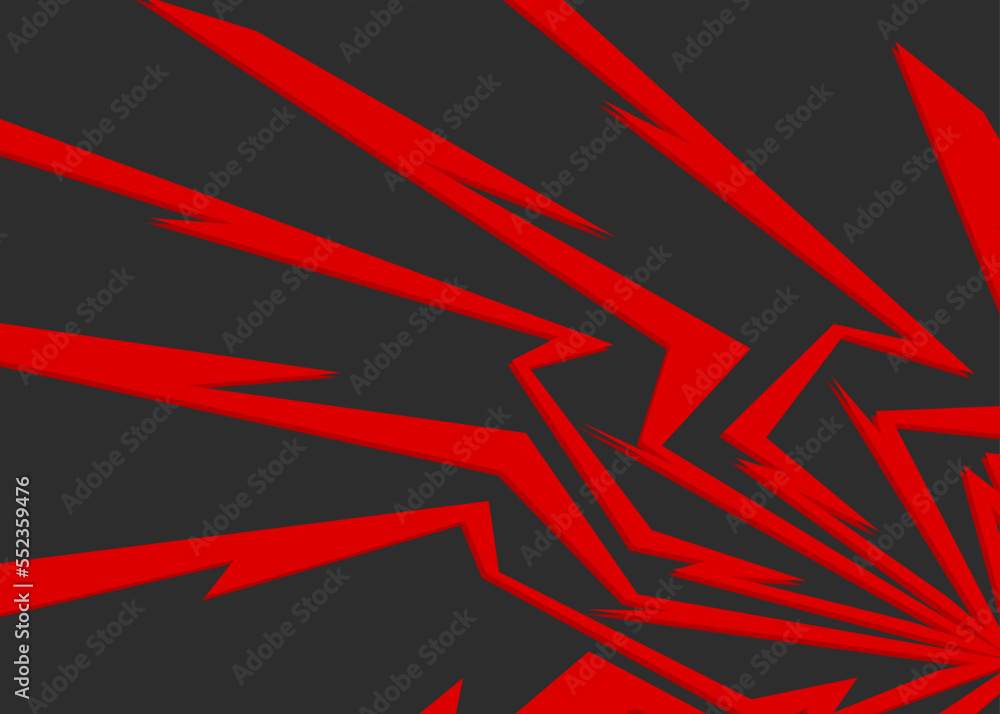 Poster abstract background with incandescent spike lines pattern