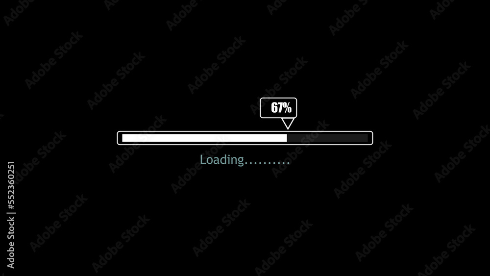 Poster loading icon animation.